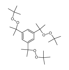 [1,3,5-benzenetriyltris(1-methylethylidene)]tris(tert-butyl) peroxide Structure