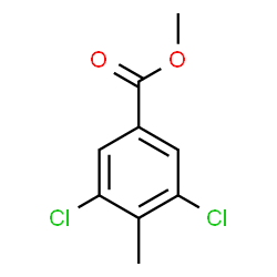Benzoic acid, 3,5-dichloro-4-Methyl-, Methyl ester structure