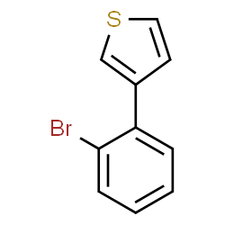 3-(2-BROMO-PHENYL)-THIOPHENE Structure