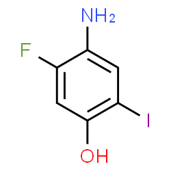 4-Amino-5-fluoro-2-iodophenol Structure
