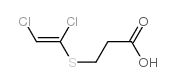 S-(1,2-dichlorovinyl)-3-mercaptopropionic acid结构式
