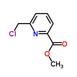 6-氯甲基-2-吡啶羧酸甲酯结构式