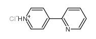 4-pyridin-1-ium-1-ylpyridine,chloride Structure