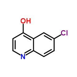 6-氯-4-喹啉醇结构式