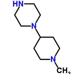 1-(1-Methyl-4-piperidinyl)piperazine Structure