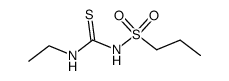1-Ethyl-3-(propylsulfonyl)thiourea结构式