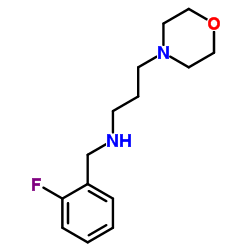 (2-FLUORO-BENZYL)-(3-MORPHOLIN-4-YL-PROPYL)-AMINE Structure