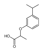 2-(3-isopropylphenoxy)propionic acid Structure