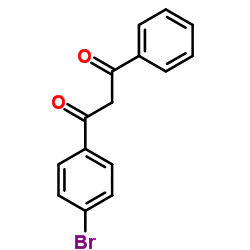 1-(4-溴苯基)-3-苯基丙烷-1,3-二酮结构式