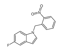 5-fluoro-1-[(2-nitrophenyl)methyl]-1H-indole Structure