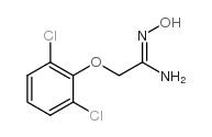 2-(2,6-二氯苯氧基)-n-羟基盐酸乙脒结构式