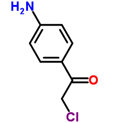 1-(4-Aminophenyl)-2-chloroethanone Structure