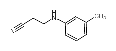 N-氰乙基间甲苯胺结构式