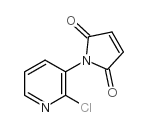 N-(2-氯吡啶-3-基)马来酰胺结构式