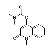 (1-methyl-2-oxoquinolin-4-yl) N,N-dimethylcarbamate Structure
