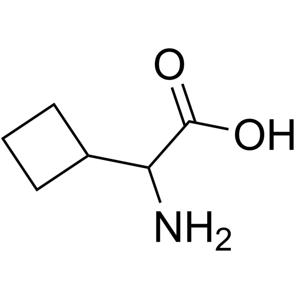 Amino(cyclobutyl)acetic acid Structure