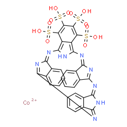 cobalt tetrasulfophthalocyanine structure