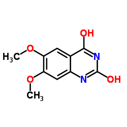6,7-二甲氧基-2,4-喹唑啉二酮结构式