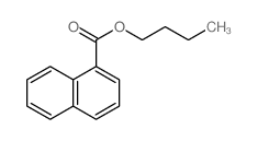 1-Naphthalenecarboxylicacid, butyl ester结构式