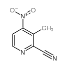 2-Cyano-3-methyl-4-nitropyridine Structure