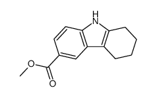 methyl 2,3,4,9-tetrahydro-1H-carbazole-6-carboxylate结构式