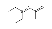 (1-Oxylatoethylideneamino)diethylsulfonium Structure