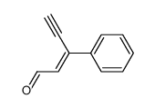 3-phenylpent-2-en-4-ynal Structure