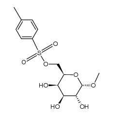 Methyl 6-o-(4-toluenesulfonyl)--D-galactopyranoside Structure