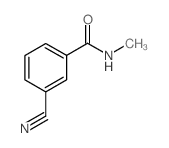 3-Cyano-N-methylbenzamide结构式