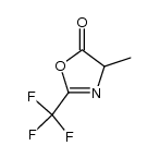 4-Methyl-2-trifluoromethyl-5(2H)-oxazolone Structure