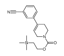 2-(triMethylsilyl)ethyl 4-(3-cyanophenyl)-5,6-dihydropyridine-1(2H)-carboxylate Structure