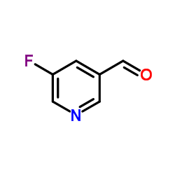 5-氟吡啶-3-甲醛结构式