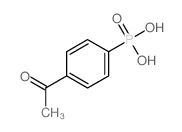 (4-乙酰基苯基)-磷酸结构式