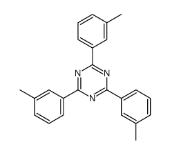 2,4,6-tris(3-methylphenyl)-1,3,5-triazine结构式