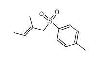 (2E)-2-Methyl-1-p-tolylsulphonylbut-2-ene Structure