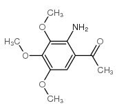 1-(2-氨基-3,4,5-三甲氧苯基)乙酮结构式