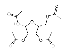 D-Xylofuranose, 1,2,3,5-tetraacetate结构式