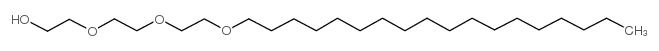 三聚乙二醇单十八醚结构式