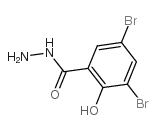 3,5-dibromosalicylhydrazide Structure