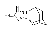 5-金刚烷-1-基-4H-1,2,4-噻唑-3-胺结构式