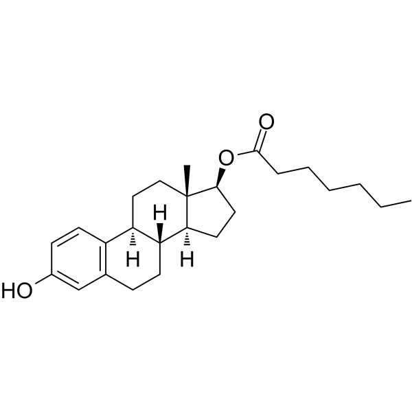 庚酸雌二醇结构式