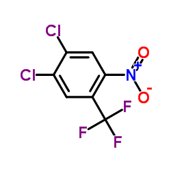 4,5-二氯-2-硝基三氟甲苯结构式