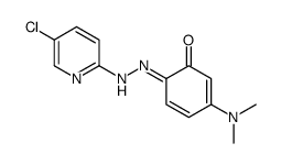 2-[(5-Chloro-2-pyridyl)azo]-5-(dimethylamino)phenol Structure