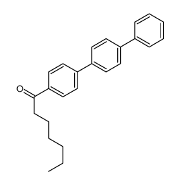 1-[4-(4-phenylphenyl)phenyl]heptan-1-one Structure