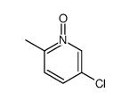 5-氯-2-甲基吡啶-1-氧化物结构式