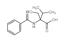 DL-N-苯甲酰-2-异丙酯丝氨酸结构式