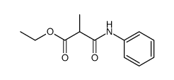 ethyl 2-(N-phenylcarbamoyl)propanoate结构式
