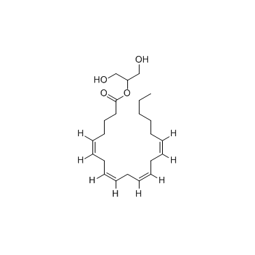 2-arachidonoylglycerol Structure