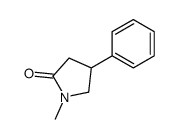 1-methyl-4-phenylpyrrolidin-2-one Structure