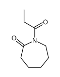 1-propanoylazepan-2-one结构式
